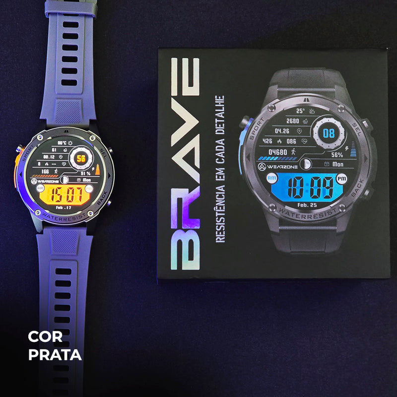 SmartWhatch Wearzone Brave  A Prova D'água